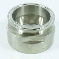 Dixon 22MP-G300 3" Tri Clamp Adapter 304 Sanitary Stainless Steel Clamp x FNPT