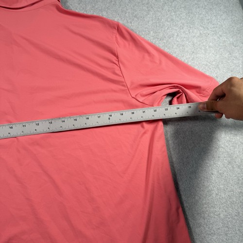 Criquet Polo Shirt Men’s Extra Large Pink Short Sleeve Stretch Casual Golf - Picture 8 of 11