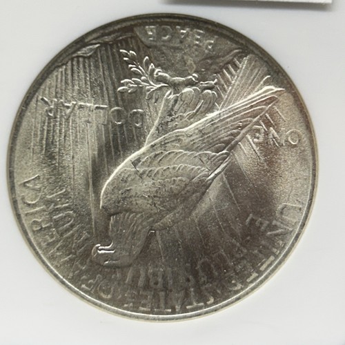 Dólar de plata Peace 1923 - NGC MS63 - Imagen 3 de 4