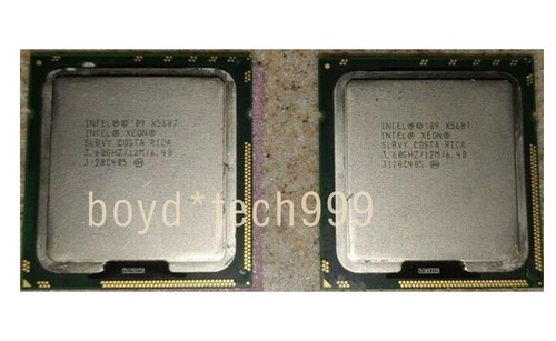 2 PCS Intel Xeon X5667 X5672 X5675 X5677 X5679 X5687 CPU Processor - Picture 7 of 12