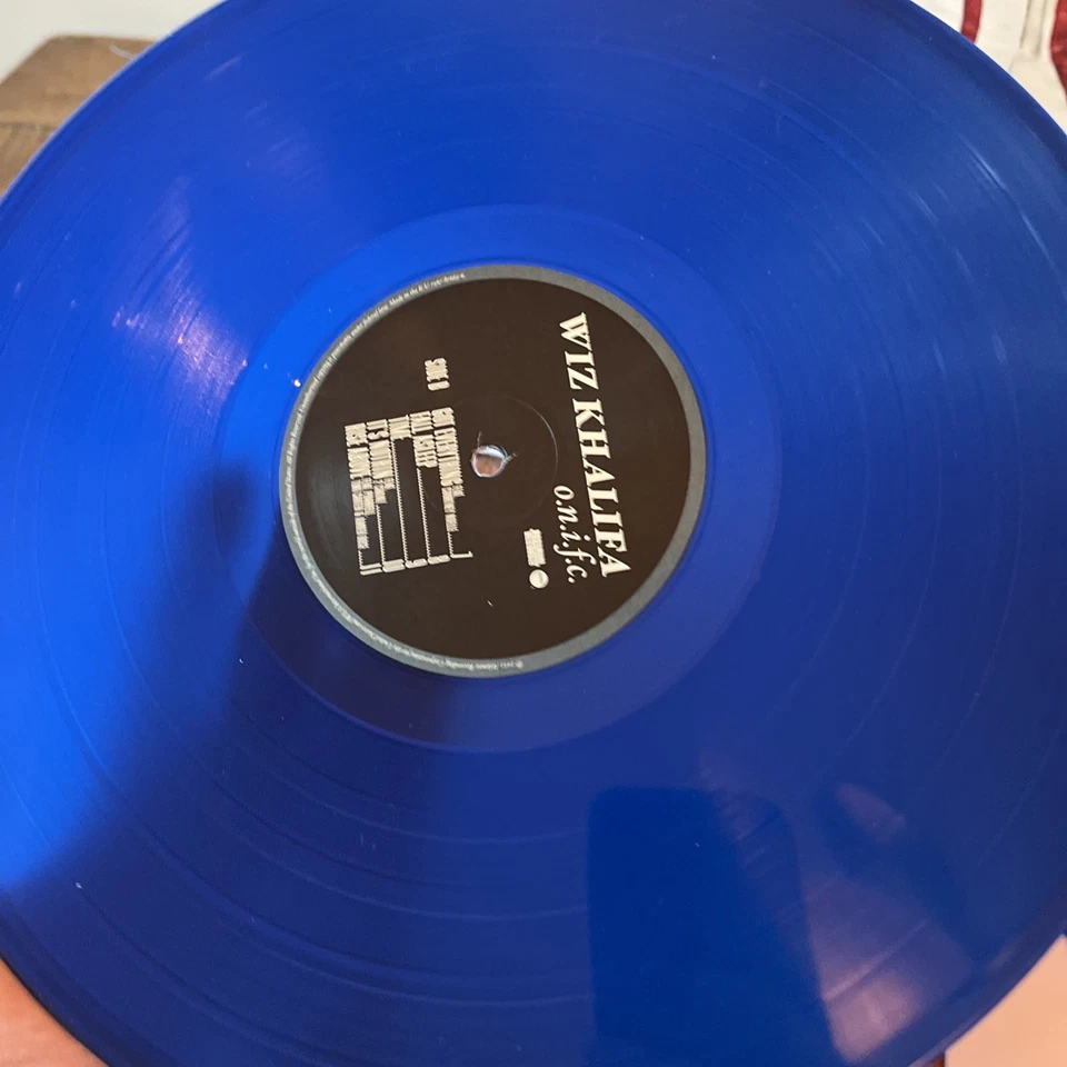 WIZ KHALIFA "O.N.I.F.C." Transluscent Blue Gatefold Double VINYL LP Limited Rare - Image 3 of 4