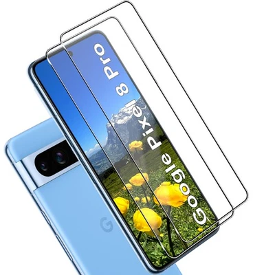 EGEDI Für Google Pixel 8 Pro Echt Glas Display Schutz Panzerfolie 9H Schutzglas - 2x