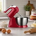 5 Speed Electric Stand Mixer with Stainless Steel Bowl Beaters and Dough Hooks