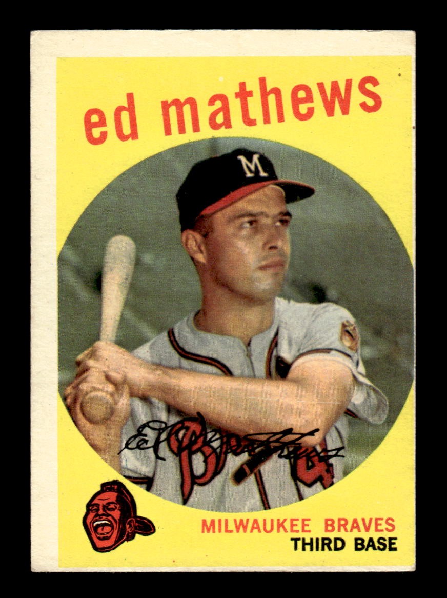 1959 Topps #450 Ed Mathews - VG