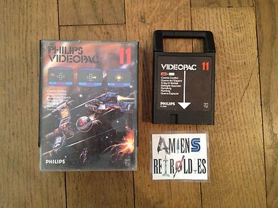 Jeu Vidéo Rétro 'Guerre De L'espace' Pour Console Philips Videopac (G7000) - État Correct, Non Testé