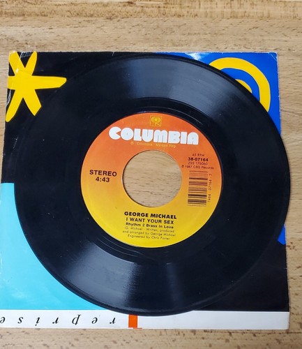 Pop 45 George Michael - I Want Your Sex / I Want Your Sex On Columbia - Picture 2 of 2