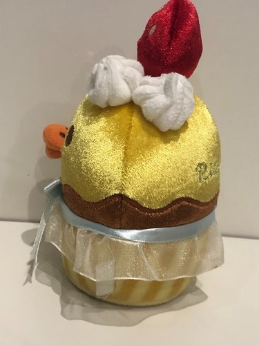 Muñeca de peluche San-X Rilakkuma Kiiroitori dulces peluche kawaii Japón limitado - Imagen 5 de 15