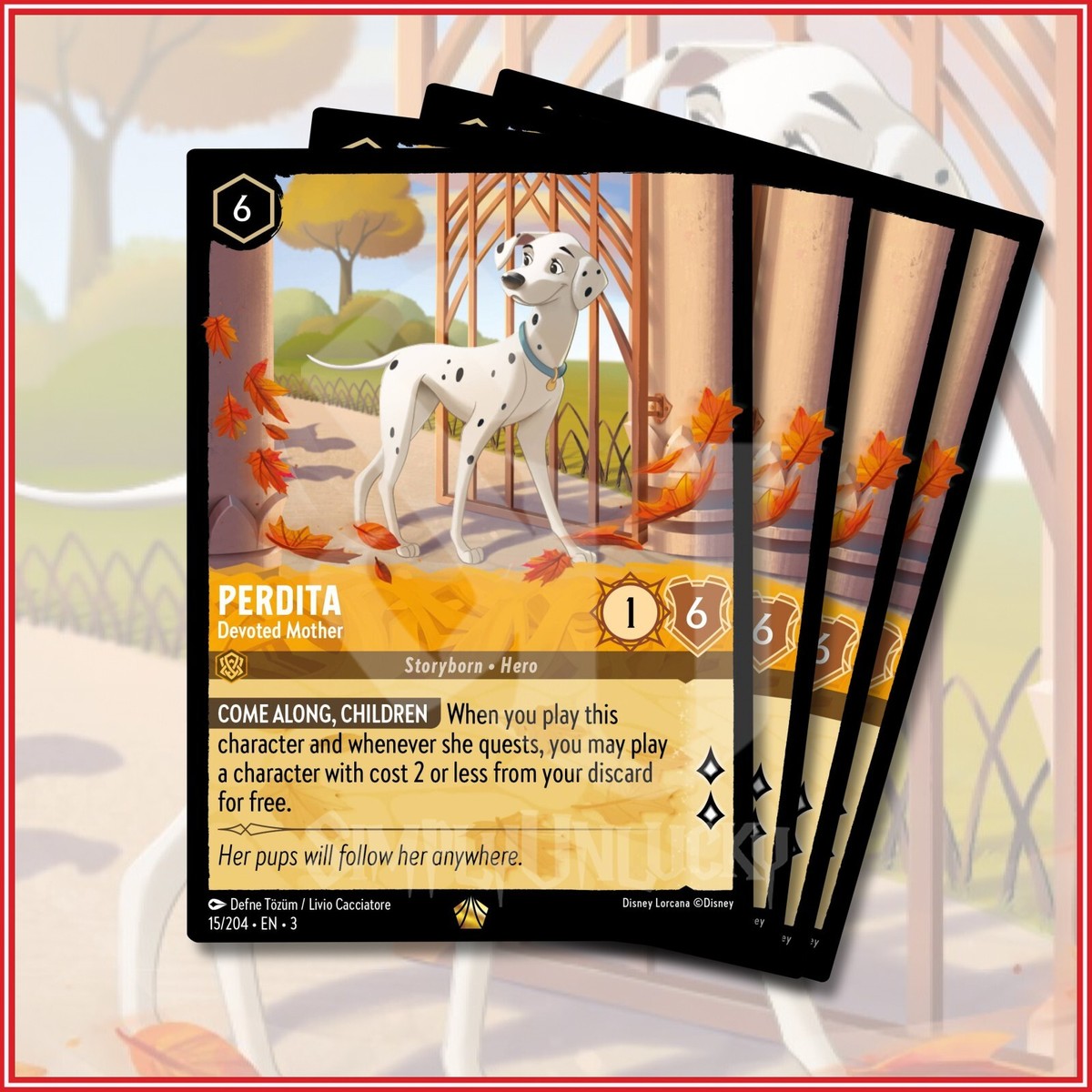 perdita lorcana card Disney Lorcana TCG: PERDITA - DEVOTED MOTHER x4 | Into the Inklands  Legendary