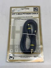 Black Point Products 1-RCA Python Cable Audio Accessory 3 Feet