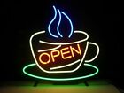 Coffee Hot Cafe Neon Light Sign 20"x16" Lamp Glass Decor Wall Space Bar Hanging