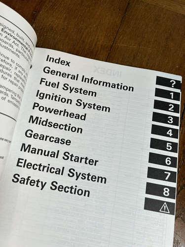 1998 OMC Johnson Evinrude EC 9.9 Thru 30 2-Cylinder Service Manual P/N 520204 - Picture 5 of 12