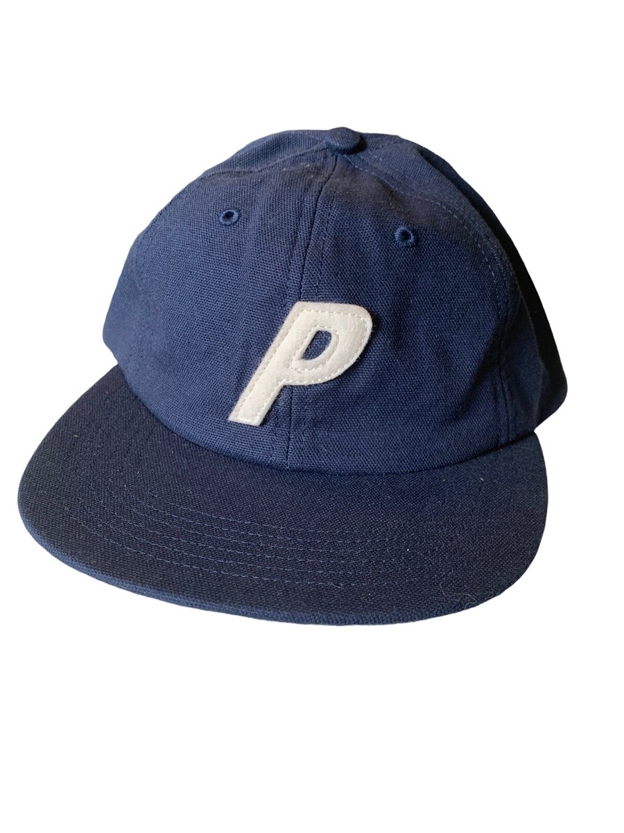 新品】palace skateboards 6panel cap ネイビー-