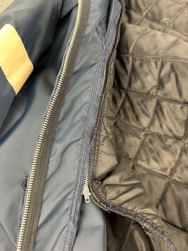 Vtg Emergency Medic Brigade Jacket Sir James Outerwear 3X Nylon Navy Blue - Picture 12 of 22