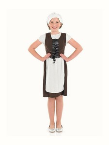 tudor girl fancy dress costume