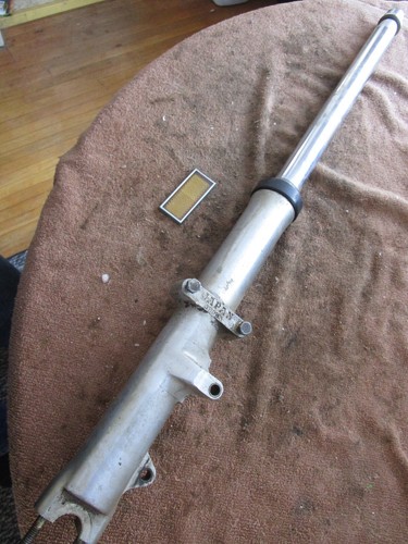 1974-77? Harley Davidson FX XLH XL XLCH RH FRONT FORK LEG TUBE SLIDER CAP - Picture 4 of 7