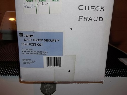 TROY Oryginalny toner MICR 02-81023-001 HP 8100-8150 Bezpieczny wkład Nowy - Zdjęcie 4 z 6
