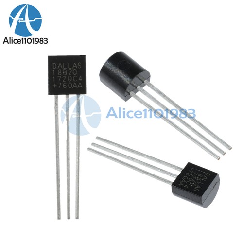 5PCS DALLAS DS18B20 18B20 TO-92 Thermometer Temperature Sensor - Picture 1 of 8