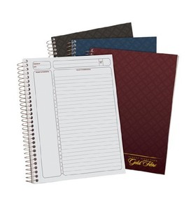 wirebound fibre ampad planner paper classic gold project