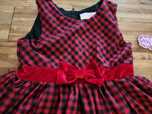 Nwt Girl's Popatu Sz 8 Christmas holiday party - Picture 2 of 8