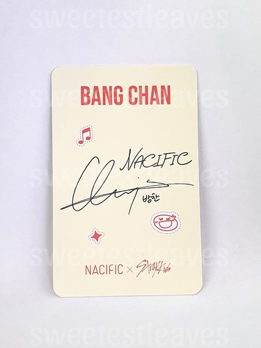 Stray Kids Nacific Bang Chan benefit photocard - Bild 38 von 39