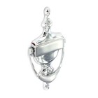 Polished Chrome Victorian Door Knocker for Front Doors