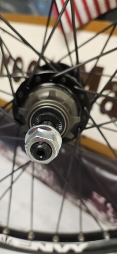 Rueda de bicicleta BMX TRASERA LLANTA ENVIDY 20" con buje de casete 9t 3/8" apto para GT SE Dk Kink S&M DK - Imagen 4 de 7