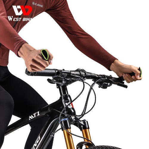 Bicycle Bar Ends Bicycle Handlebar End Grips Ergonomic Black for 22.2mm MTB Bike - Picture 6 of 18