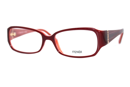 NEU FENDI F777R 613 BORDEAUX AUTHENTISCHE BRILLE BRILLENGESTELL 51-16-135 MM MIT ETUI