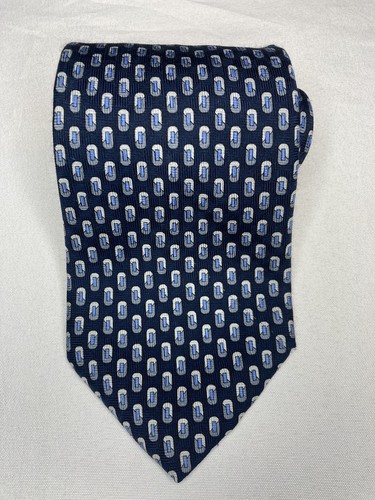 Brooks Basics Neck Tie Silk Blue - Picture 2 of 5