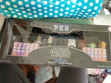 9 Star Wars PEZ Dispensers Exclusive Limited Edition Collector’s Box #913 2005