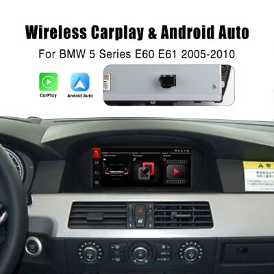 Display Screen CarPlay Android Auto SWC for BMW E60/E61/E90/E91/E92/E93 CCC IPS