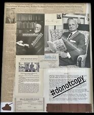 Napoleon Hill Andrew Carnegie MANUSCRIPT LETTER, OG PHOTOS, AUTOGRAPHS RARE! GEM