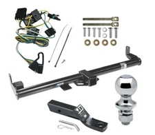 Reese Trailer Tow Hitch For 97 Jeep Wrangler TJ Package w/ Wiring + 1-7/8" Ball