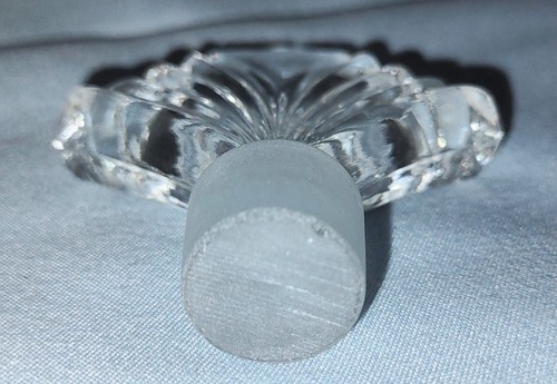 Vintage Glas Parfümflasche mit Stopfen 4 1/2 Zoll Groß - Bild 6 von 9