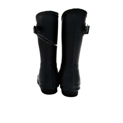 Hunter Original Short Women's Rain Boots - Black, US 7