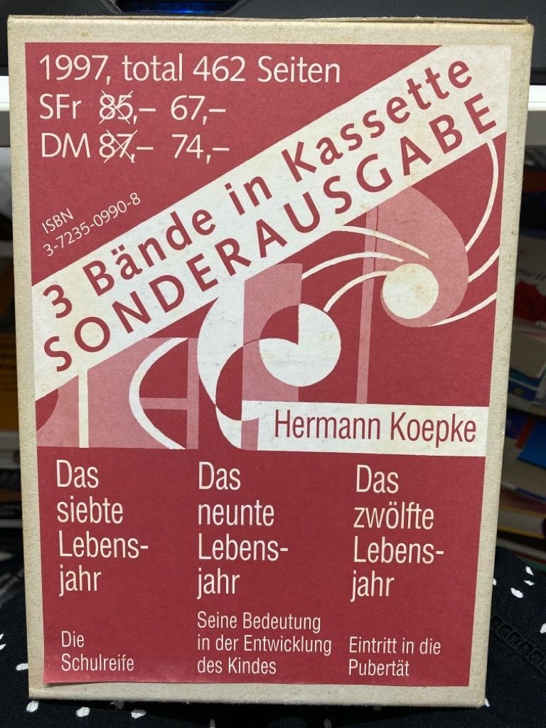 Das siebte Lebensjahr /Das neunte Lebensjahr /Das zwölfte Lebensjahr 3 Bände in - Hermann Koepke