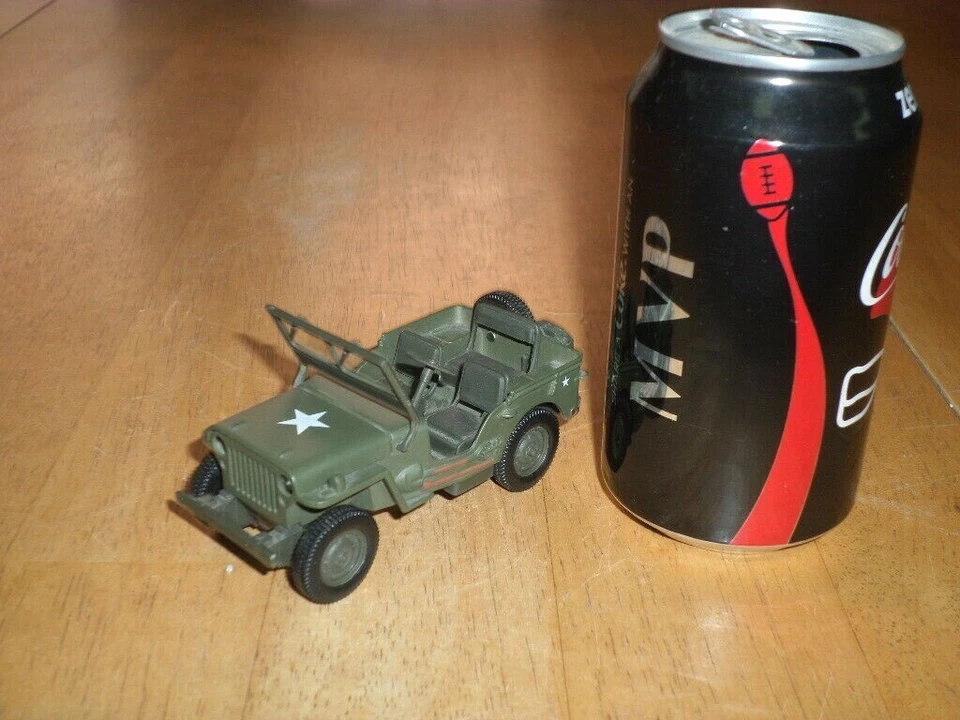 [U.S. ARMY] WW#2 JEEP WILLYS, [GATE BRAND] Die Cast Metal Toy Car, Scale 1/32 - Image 3 of 4