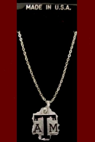 Texas A&M University  Aggies ATM  Necklace Gigem Maroon College NCAA Jewelry Fan - Picture 1 of 4