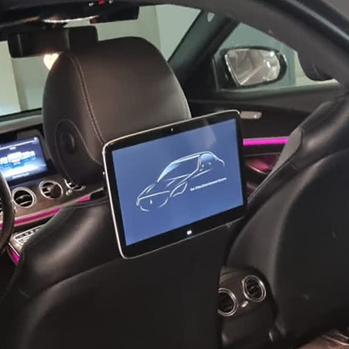 Wifi 4K HD Video Player Android Headrest Car TV Monitor For Mercedes E260 W213 - Picture 2 of 8