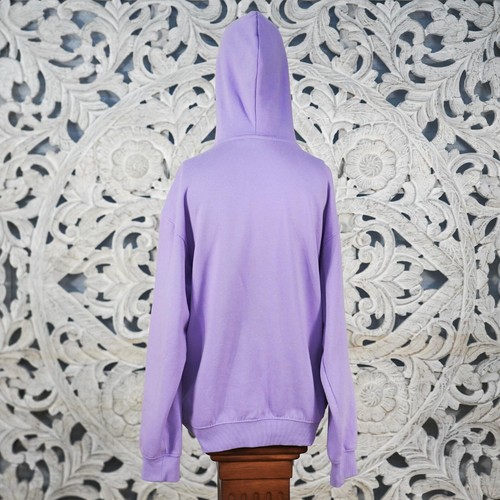 H&M Lavender Hoodie Women’s Small Relaxed Fit Pullover Sweatshirt Cotton Blend - Picture 11 of 11