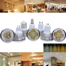 Dimmable MR16 GU10 E27 E14 9W 12W 15W LED Spotlight Bulbs Ultra Bright Lamp