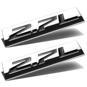 Chrome Finish Metal Emblem 2.5L Badge Red Letter Chrome Finish Metal Emblem 2.5L Badge Red Letter