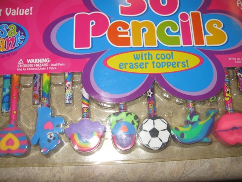 Neu ungeöffnet selten 1990er Vintage Lisa Frank 30 Stück ungespitzte Bleistifte - Bild 6 von 9
