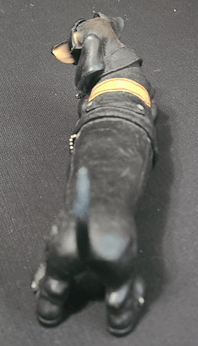 Hot Diggity Long Dog Dackel lang cool Weiner Biker Figur Westland - Bild 4 von 4