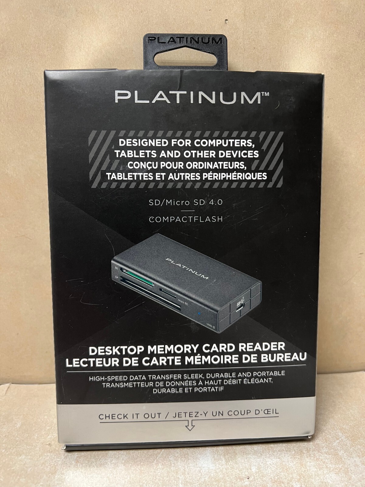 Platinum USBC USB 3.0 Adapter MultiCard SD CF Reader PTCRDAC1C for