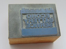 Printing Letterpress Printers Block Econo Battery Service