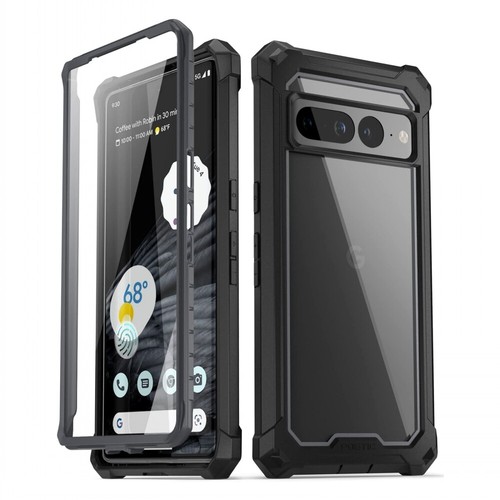 Custodia poetica per Google Pixel 7 Pro 5G schermo integrato antiurto nera - Foto 1 di 6