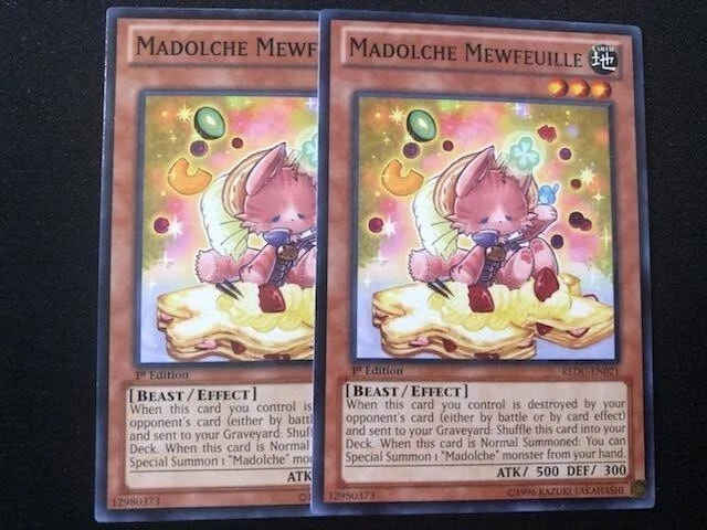 YUGIOH MADOLCHE DECK- PUDDINGGESS- CHOUXVALIER- HOOTCAKE- TICKET- CHATEAU NM - Image 4 of 4