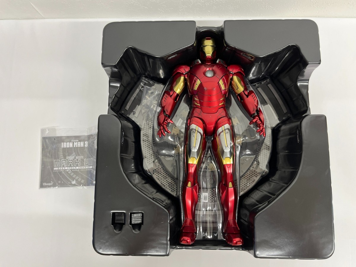 ま*様 Hot Toys アイアンマン3 Mk.7 オープンアーマー Iron Man Mark VII (Open Armor Version) Sixth Scale Diorama by Hot