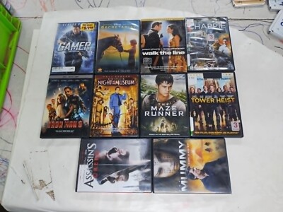 Lot of  10 DVD'S  Listed below Pre owned The Maze Runner Chappie Etc.